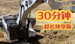 挖掘机挖土视频,挖掘机高效挖土作业现场实况解析